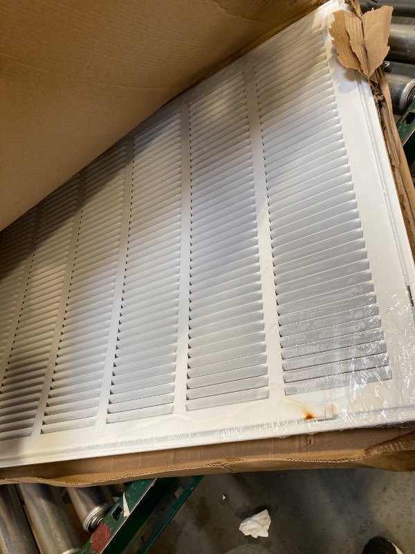 Photo 1 of  30'' x 20'' Return Air Grille [Duct Opening Size] Return Vent Cover for Wall or Ceiling,Steel Return Air Grill Removable Face/Door for 1 inch Filters (30"W x 20"H [Duct Opening]) 