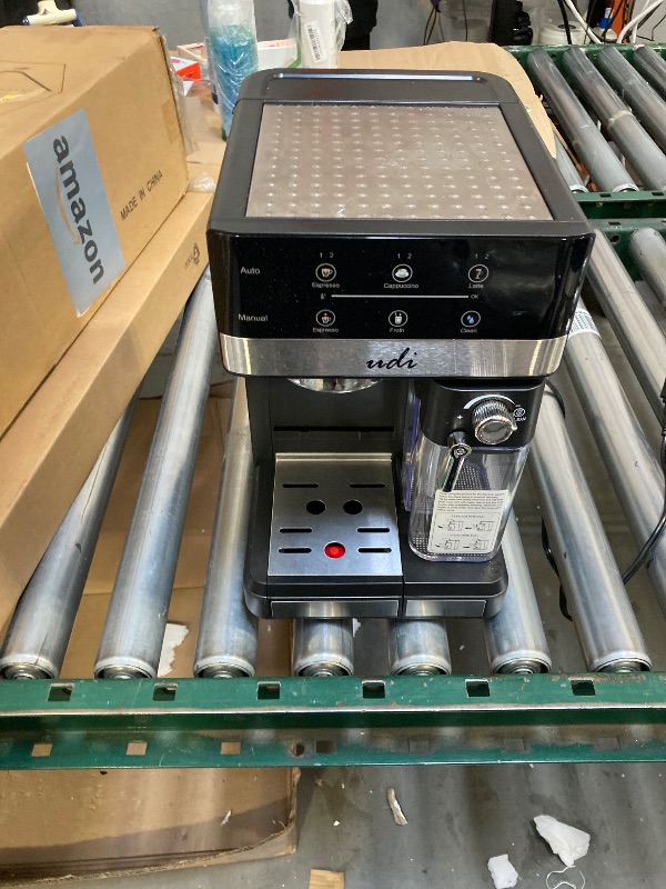 Photo 1 of UDI Espresso Machine, 20 Bar Cappuccino & Latte Coffee Maker with Automatic Milk Frother, Auto or Manual Quick Brew Dual Boiler, Touchscreen Espresso...