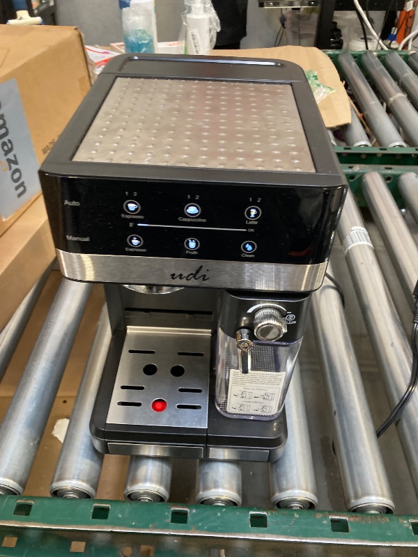 Photo 1 of UDI Espresso Machine, 20 Bar Cappuccino & Latte Coffee Maker with Automatic Milk Frother, Auto or Manual Quick Brew Dual Boiler, Touchscreen Espresso...