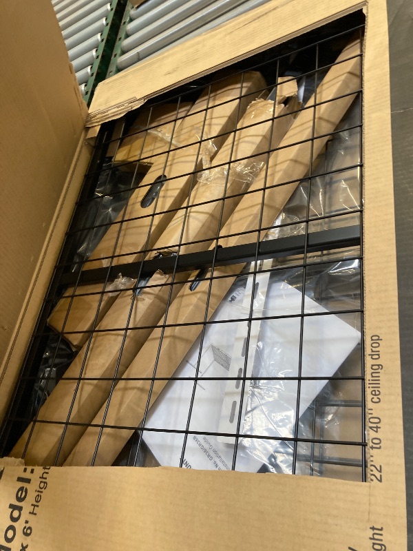 Photo 1 of FLEXIMOUNTS 3x6 Overhead Garage Storage Adjustable Ceiling Rack 72" Length x 36" Width x 40" Height, 450lbs Weight Capacity, Black