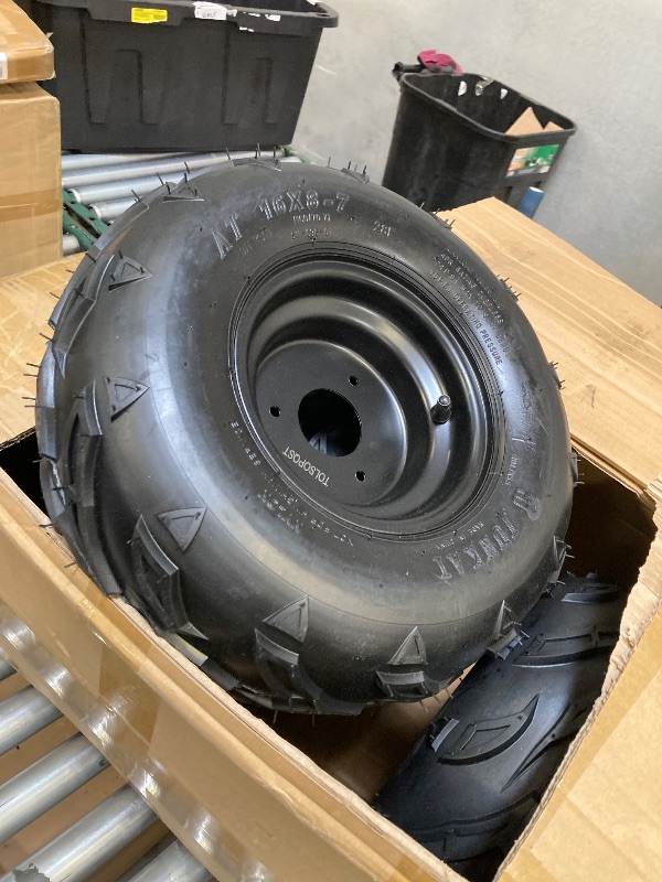 Photo 1 of TRIPOWER 16x8-7 ATV Tires 16x8x7 Quad All Terrain Go Kart UTV Off Road Tires, 4 Ply Tubeless, Set of 4