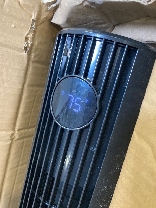 Photo 1 of  Avamia Tower Fans for Bedroom, 85° Oscillating Bladeless Fans, Standing Fans with Touch LED Display, 12H Timer, Remote, 3 Speeds 3 Modes Max 26ft/s, 43" Cooling Quiet Floor Fan for Home Office 