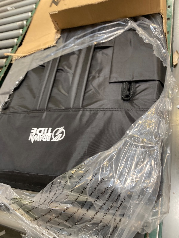 Photo 1 of  BRAWNTIDE Stadium Seat with Back Support - Comfy Cushion, Thick Padding, 2 Steel Bleacher Hooks, 4 Pockets, 2 Cup Holders, Reclining Back, Ideal Chair for Sport Events, Beaches, Camping, Concerts 