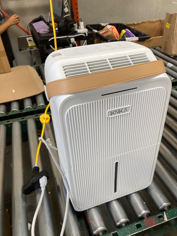 Photo 1 of KNKA 2500 Sq.Ft Dehumidifiers for Home with Drain Hose Max 34 Pints, Dehumidifier for Basement, Bedroom, Bathroom, Large Room, Three Modes, Intelligent Humidity Control, Dry Clothes, 24HR Timer