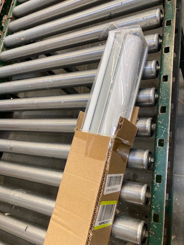 Photo 1 of  Persilux Free-Stop Cordless 100% Blackout Roller Shades for Windows, Natural Woven Fabric UV Protection Privacy Thermal Insulated Window Blinds for Indoor Windows, Home, Bedroom, WHITE  27" W x 72" H 