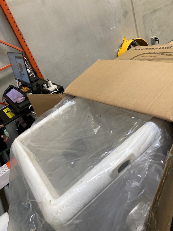 Photo 1 of  62L Large Capacity Automatic Pet Dryer Box - Smart Temperature Control, Ultra Quiet, Anti-Stress, 360° Efficient, for Cats and Small Dogs (Cube Pet Dryer Box - White) 