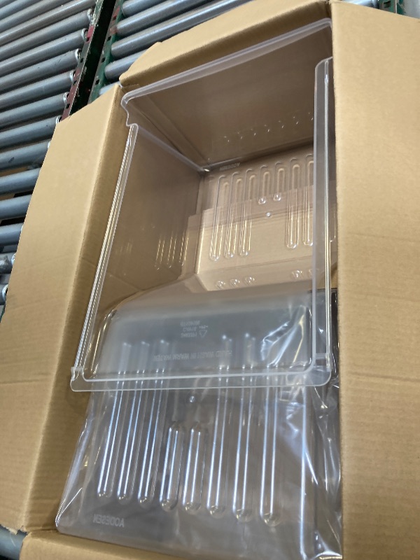 Photo 1 of  Lifetime Appliance 2 x 240337103 Crisper Bin Compatible with Frigidaire Refrigerator Shelf | Fridge Drawer | Refrigerator Parts - 240337100, AP2115741, 240323007 