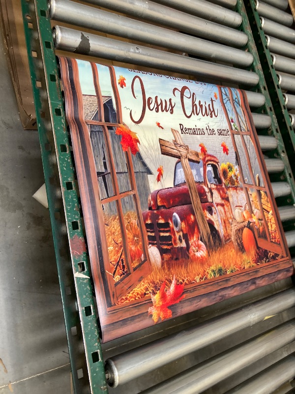 Photo 1 of  Farmhouse Pumpkin Decoration Magnet Dishwasher Decal,Fall Harvest Dishwasher Cover for Front,Cross Fridge Magnetic Refrigerator Magnets Sticker Thanksgiving Appliance Panel Cover 23"x26" 