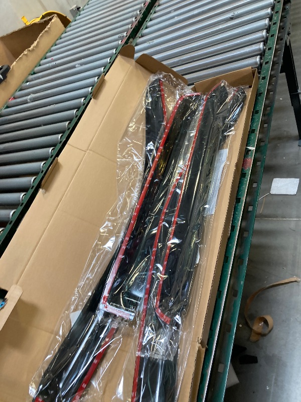 Photo 1 of  Lightronic Extra Durable Clip-on in-Channel Auto Vent Window Visor, Fits 1999-2004 Jeep Grand Cherokee, UV Protection Rain Guard, Original Wind Deflector, No-Drill Easy Install, Dark Smoke, 4-Pcs 