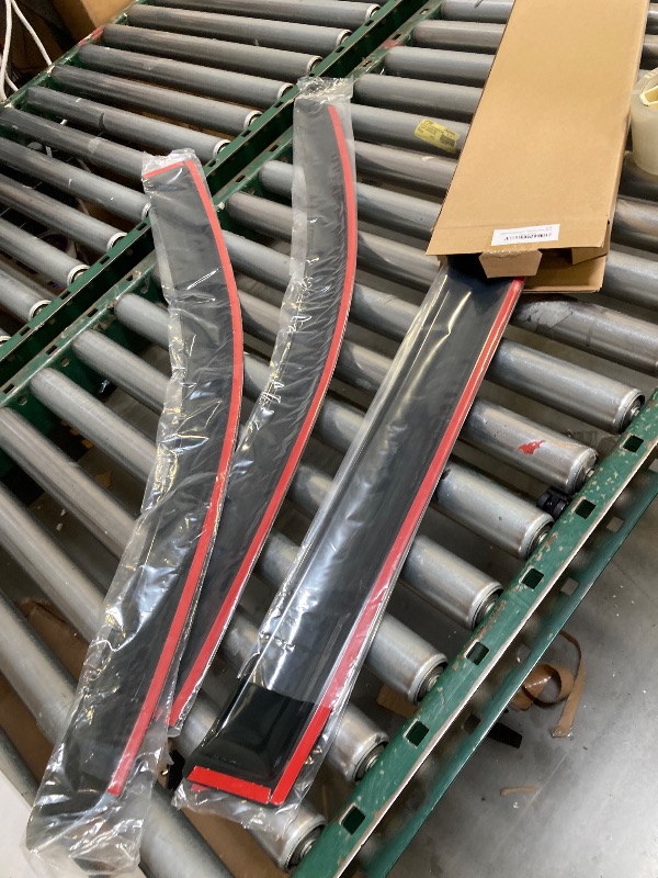 Photo 1 of  Lightronic Extra Durable Outside-Mount Auto Vent Window Visor, Fits 2021-2025 Kia Sorento, UV Protection Rain Guard, Original Wind Deflector, No-Drill Easy Install, Dark Smoke, 4-Pcs 