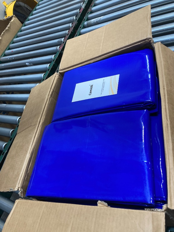 Photo 1 of  12 Pack 0.7mm Heavy Duty Water Tubes for Pool Cover Weights inground Blue Pool Water Bags for Swimming Pool Cover Winter Water Tubes 8FT, Thick Three-Layer Composite Material 