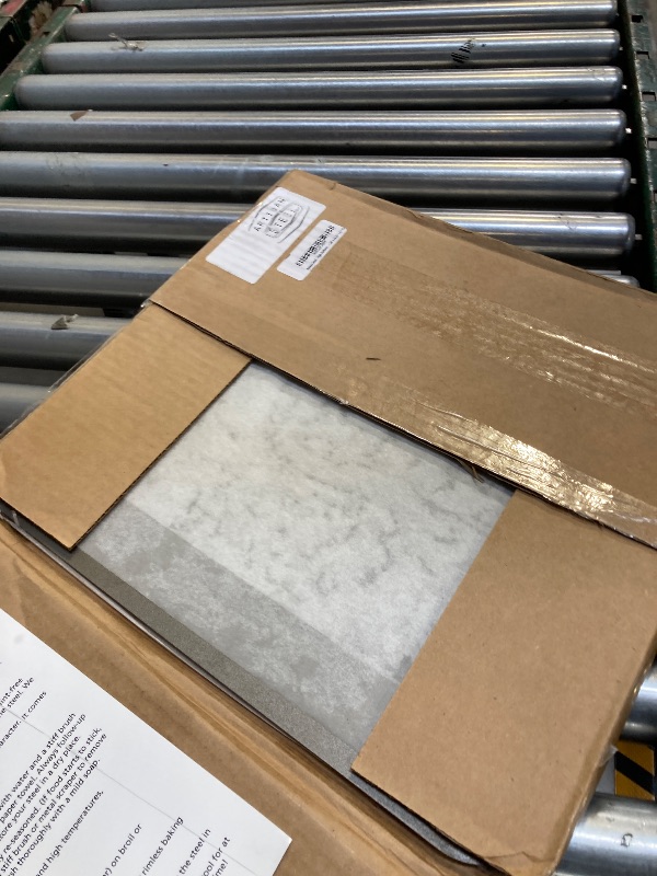 Photo 1 of  NerdChef Steel Stone - High Performance Pizza Baking | Made in USA (14.5" x 16" x 1/4") - (.25" Thick - Standard) 