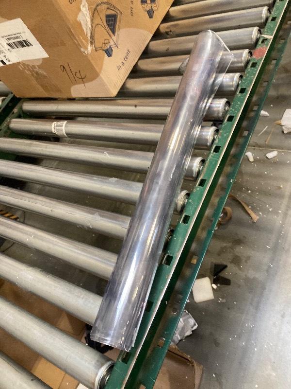 Photo 1 of CLEAR TABLE COVER 25" WIDE 