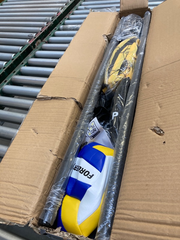 Photo 1 of  Volleyball Net Outdoor - Includes 32x3 Feet Regulation Size Net - Volleyball Net for Backyard, Beach, or Pool 