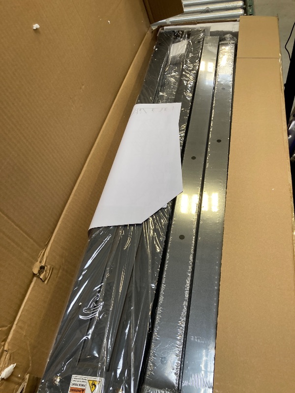 Photo 1 of  Metal Twin Bed Frames, Noise-Free Design & Underbed Storage Heavy Duty Bed Frames with Headboard No Box Spring Needed/Tool-Free Assembly 