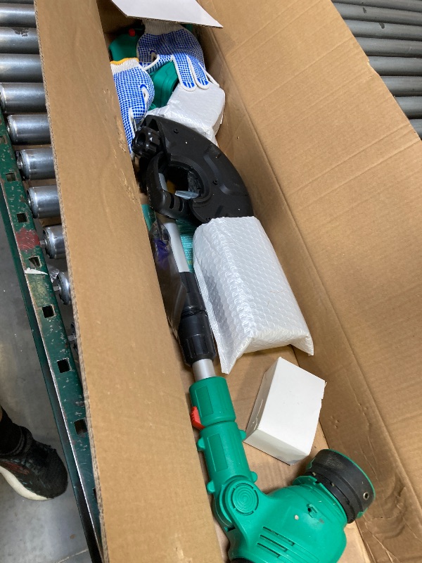 Photo 1 of Wacker Cordless,21V Electric Weed Cordless Eater Battery Powered with 2 x 4.0Ah Batteries, Edgers for landscaping/Electric Grass Trimmer/Garden Tools, Adjustable Control Lever