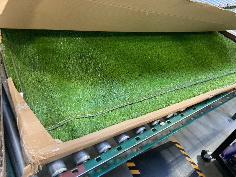 Photo 1 of Hompet Dog Grass Pad with Tray Large, 52.7"x30", 2 Reusable Artificial Turf for Dogs Potty, Waterproof Non-Slip Washable Pee Pads, Quickly Absorbency Portable Dog Litter Box for Indoor/Outdoor Use