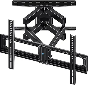 Photo 1 of TV Wall Mount Bracket for Most 32-85 Inch TVs, Full Motion TV Wall Mount with Articulating Dual Arms Fits 8.6" Studs, Max VESA 600 x 400mm, Holds up to 110lbs Load