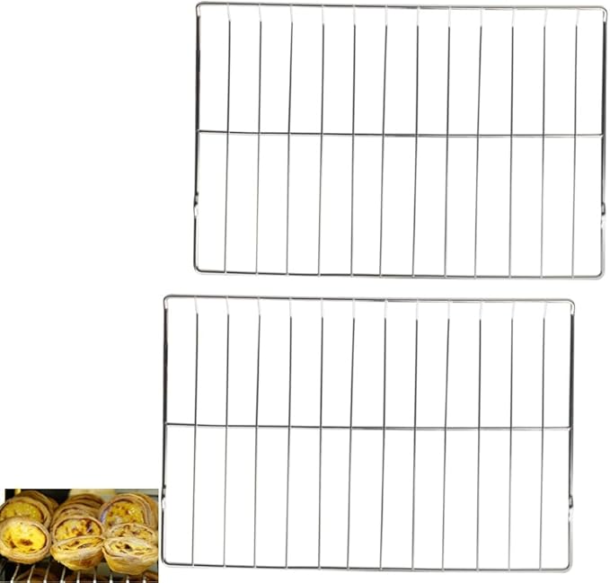 Photo 1 of MHL63531403 MHL63411403 Oven Rack 24.2 x 16, Compatible with LG Oven LDG4313ST LTE4815ST LTE4815BM LTE4815BD,304 Stainless Steel Oven Wire Rack Perfect for Baking and Roasting, 2 Pack
