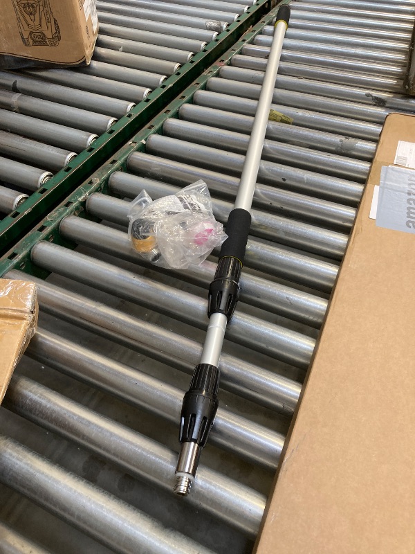 Photo 1 of 12FT (20ft Reach) Telescopic Gutter Cleaning Tools from the Ground, Rain Gutter Cleaners Tool with Hose Copper Attachment, Long Reach Gutters Cleaner Wand with Extension Pole