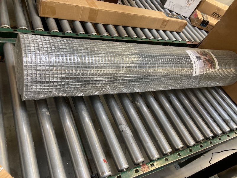 Photo 1 of Hardware Cloth 48" x100' 23 Gauge, Hot-Dip Galvanized After Welding, Wire Mesh Roll Chicken Wire Snake Fence Raised Garden Bed Plant Supports Welded Wire Fencing mesh Wire Cloth