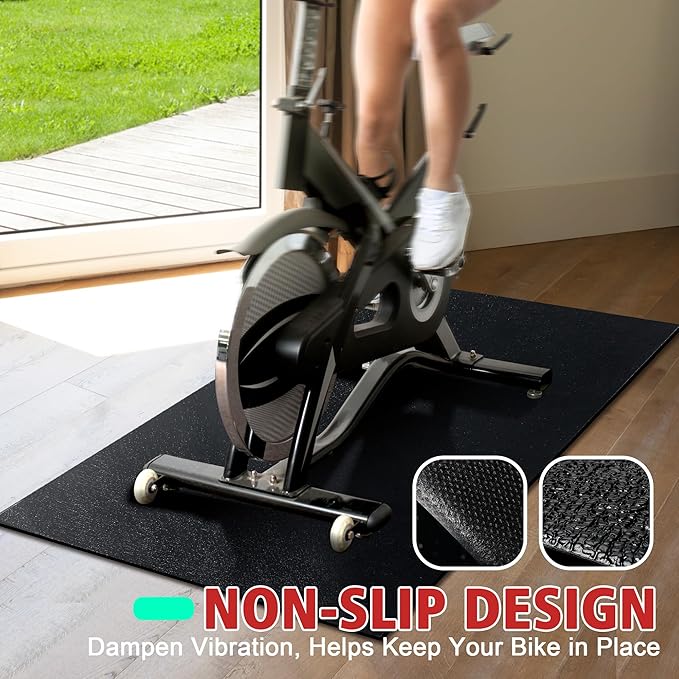 Photo 1 of  Bike Trainer Mat / Fitness Equipment Mat