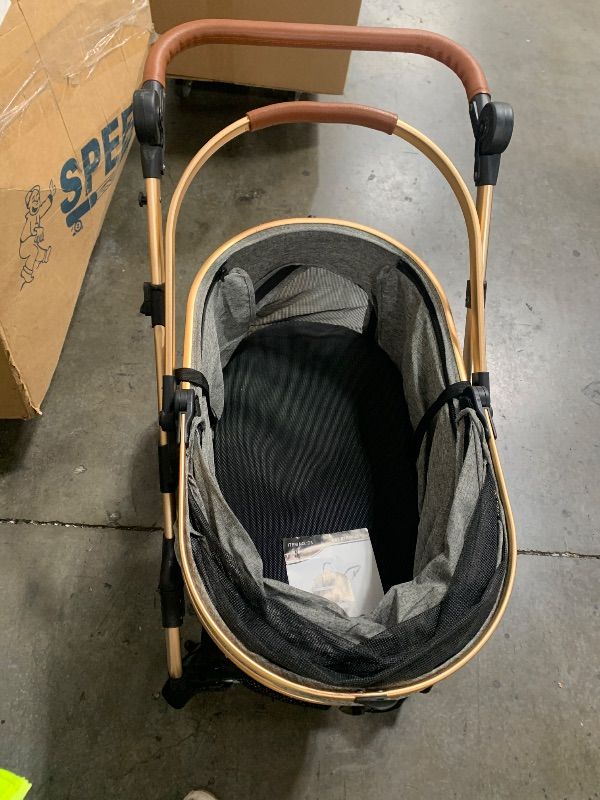 Photo 1 of  Pet Stroller , Gray - Convertible Dog Cart, Car Seat & Carrier