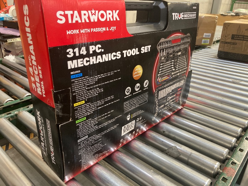 Photo 1 of STARWORK TRUE MECHANIC™ 314-Piece Mechanics Tool Set and Socket Set, Professional Metric Set