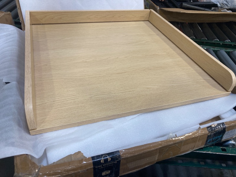 Photo 1 of  Washer Dryer Countertop 24 x 29.9 x 3.1 Inches, Single Real Wood Butcher Block for One Unit Only   (Washer or Dryer), Countertop Over Laundry Machine