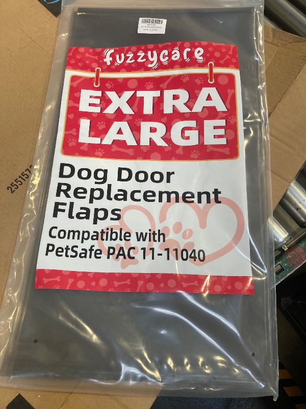Photo 1 of Extra Large Dog Door Replacement Flap with Screws,Doggie Door Replacement Flaps Compatible with PetSafe Freedom Doggie Doors PAC11-11040, 13 1/8" X 24 7/8", Flexible, Weather Resistant
