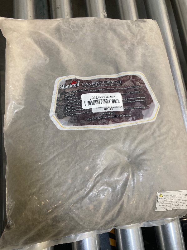 Photo 1 of Stanbroil Lava Rock Granules - Decorative Landscaping for Fire Bowls, Fire Pits, Gas Log Sets, Indoor or Outdoor Fireplaces - 10 Pounds (0.1"-0.2")