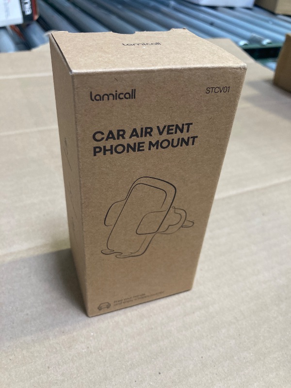 Photo 1 of Lamicall 2025 Wider Clamp & Metal Hook Car Phone Holder Vent [Thick Cases Friendly] Phone Holders for Your Car Mount Automobile Hands Free Cradle Air Vent for iPhone 17 16 15 14 13 Pro Max Smartphone