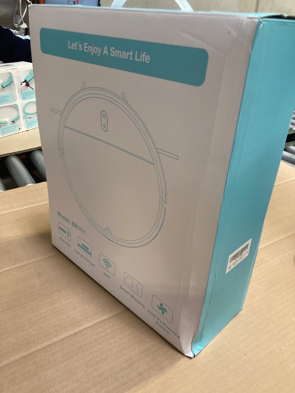 Photo 1 of MAMNV Robot Vacuum and Mop,for Pet Hair Robotic Vacuum Cleaner Self-Charging & Zigzag Path Cleaning, with Alexa/Voice/App,Powerful & Quiet Slim 2.87"