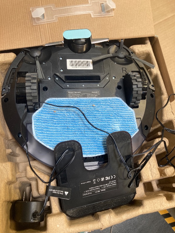 Photo 1 of MAMNV Robot Vacuum and Mop,for Pet Hair Robotic Vacuum Cleaner Self-Charging & Zigzag Path Cleaning, with Alexa/Voice/App,Powerful & Quiet Slim 2.87"