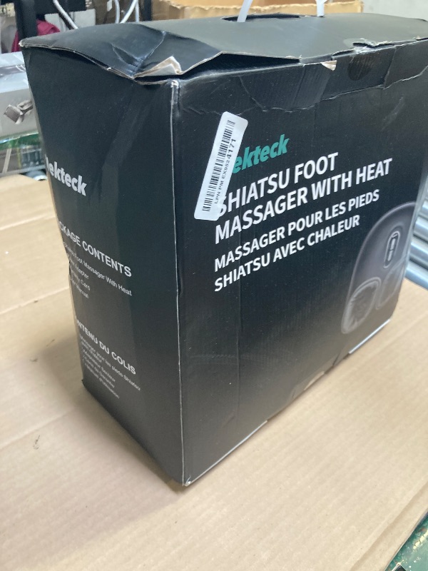 Photo 1 of Nekteck Shiatsu Foot Massager with Heat, FSA Eligible Deep Kneading Therapy Air Compression, HSA Feet Massage Improve Blood Circulation Foot Wellness Soothing Pain Relief, Relax for Home Office Use