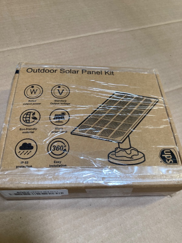 Photo 1 of Solar Panel for Ring Doorbell 1/2/3/3+/4, Video Doorbell, Ring Battery Doorbell, Solar Charger 6W AC 9V Waterproof, Adjustable Panel Mount, 9.8ft Cable