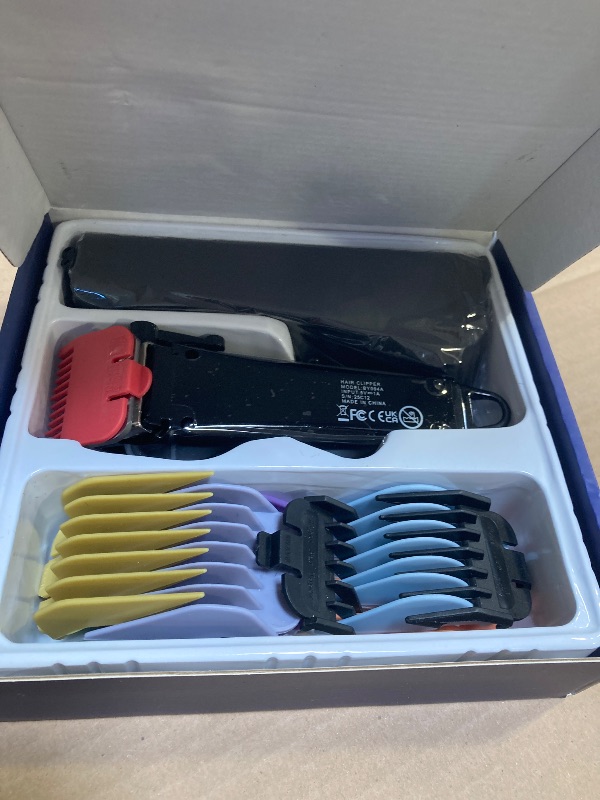 Photo 1 of Professional Hair Clippers for Men&Women, Low Noise Hair Cutting Kit with 10 Color Combs, LED Display, Gifts for Men, 5H Cordless Clippers and Trimmers Set with Scissors,Cape