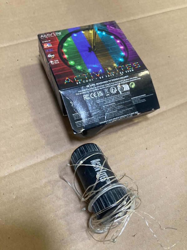 Photo 1 of Activ Life Bike Wheel Lights (2 Tire, Color-Changing) Top Easter Basket Stuffers for Kids Girls Boys Teen Gifts; Best Spring Break Essentials & Beach Vacation Must Haves; Cool Family Fun Bday Presents