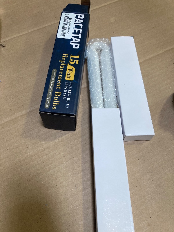 Photo 1 of 2 Pack Replacement Bulbs FUL15W BL with 4 Pin Base, U Shaped Lamp Tube Compatible for Flowtron BK-15D, for Stinger FP15, for TZ15, for BB-15WHT, Indoor Outdoor 15W U Shape Light Bulbs for T6 T8 T9