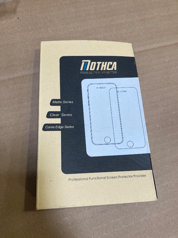 Photo 1 of Mothca Matte Glass Screen Protector for iPhone 17 / iPhone 16 Pro (6.3 inch) Anti-Glare & Anti-Fingerprint Tempered Glass Film, [Easy Installation Frame] Case Friendly, Bubble Free - Smooth as Silk