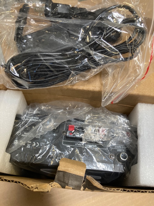 Photo 1 of Stereo Receiver & Amplifier Home Audio Amp, AK45 Bluetooth Receiver for Home Stereo, 300Wx2, Bluetooth 5.0, 2 Channel, w/FM & Karaoke, w/USB/SD/RCA/MIC/FM in, w/Remote, for Garage Party Market