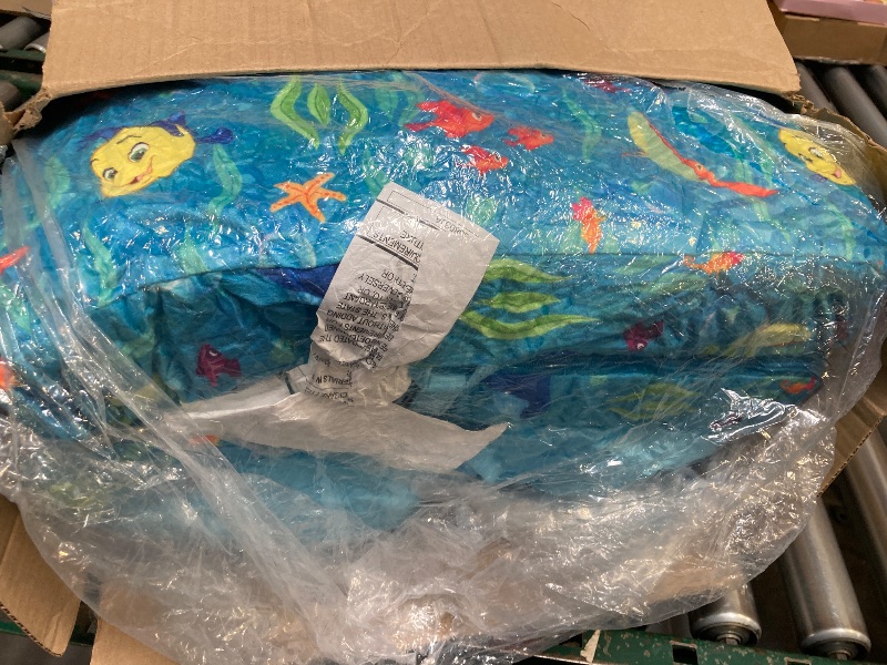 Photo 1 of Delta Children - Disney Junior’s Ariel Cozee Buddy Flip-Out Kids Chair, Blue