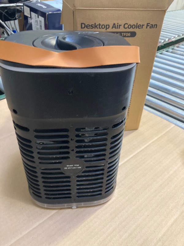 Photo 1 of 3-IN-1 Portable Air Conditioners, 5400mAh Built-In Battery Personal Evaporative Air Cooler Fan, Ice Packs & 1200ml Water Tank, 1-7h Timer & Remote, Mini Air Conditioner for Car Desktop Camping