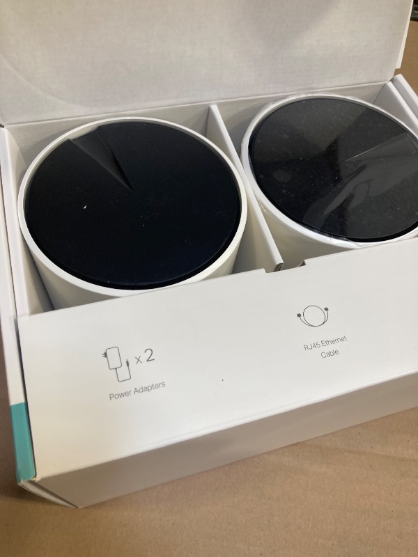 Photo 1 of TP-Link Deco X55 AX3000 WiFi 6 Mesh System - Covers up to 4500 Sq.Ft, Replaces Wireless Router and Extender, 3 Gigabit Ports per Unit, Supports Ethernet Backhaul, Deco X55(2-Pack)