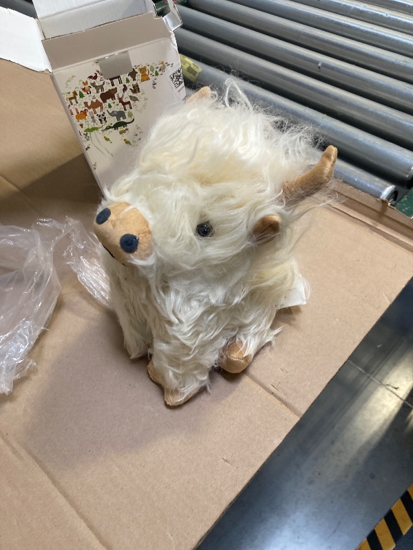 Photo 1 of  MARYSUN Microwavable Highland Cow Stuffed Animal - Weighted Stuffed Animal Plush, Heating Pad, Cozy Gift for Girls|Women|Kids|Elderly People 