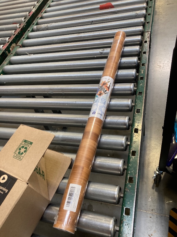 Photo 1 of  157x31 Inch Wide Wood Grain Contact Paper Peel and Stick Countertops Waterproof Faux Wood Wallpaper thick Self Adhesive Removable Contact Paper Wood Grain Vinyl Wrap Light Brown Wood Looking Wallpaper 