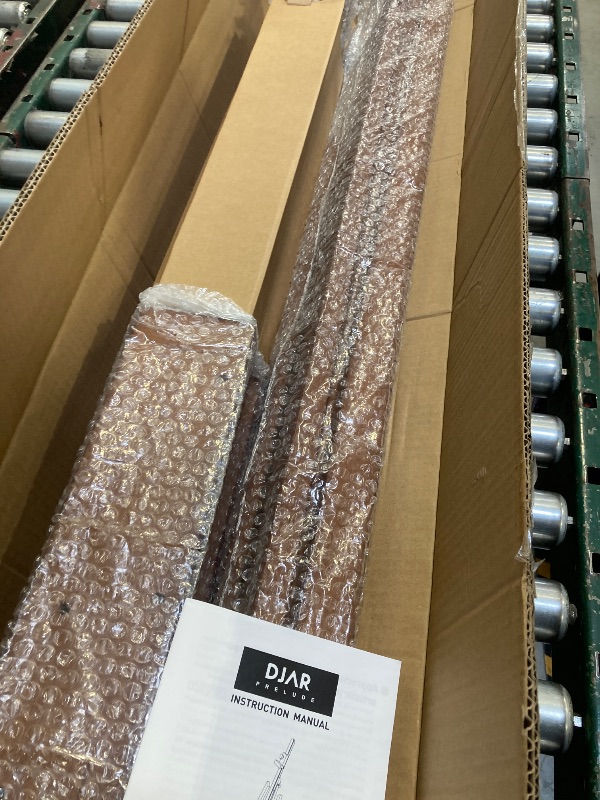 Photo 1 of  DJAR Large Studio Art Easel for Painting, Adjustable Solid Beech Wood Artist Easel with Storage Tray, Adults, Beginners, Hold Canvas up to 49", Walnut 