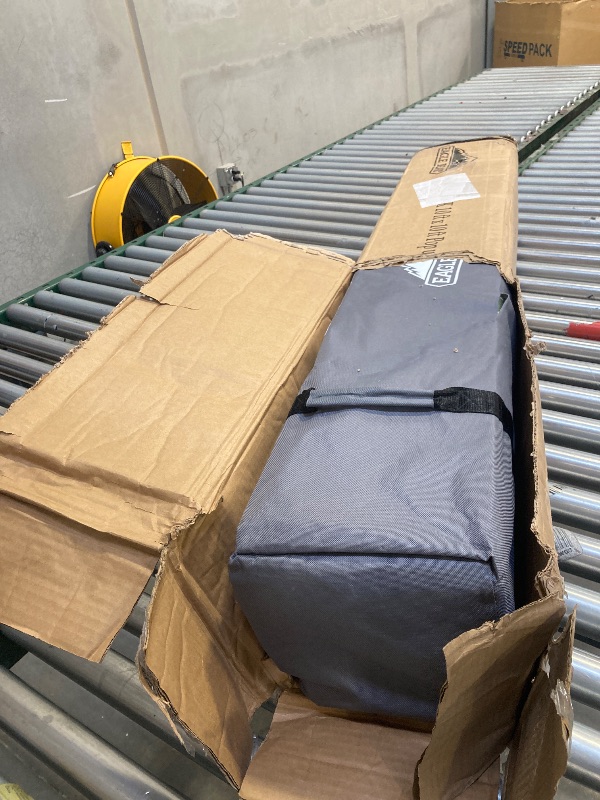 Photo 1 of  EAGLE PEAK Pop Up Canopy Tent with 1 Sidewall, Easy Setup Event Tent, Outdoor Sun Shade, Wheeled Carry Bag, Stakes and Guy Ropes, Instant Canopy 10x10, Grass Green 