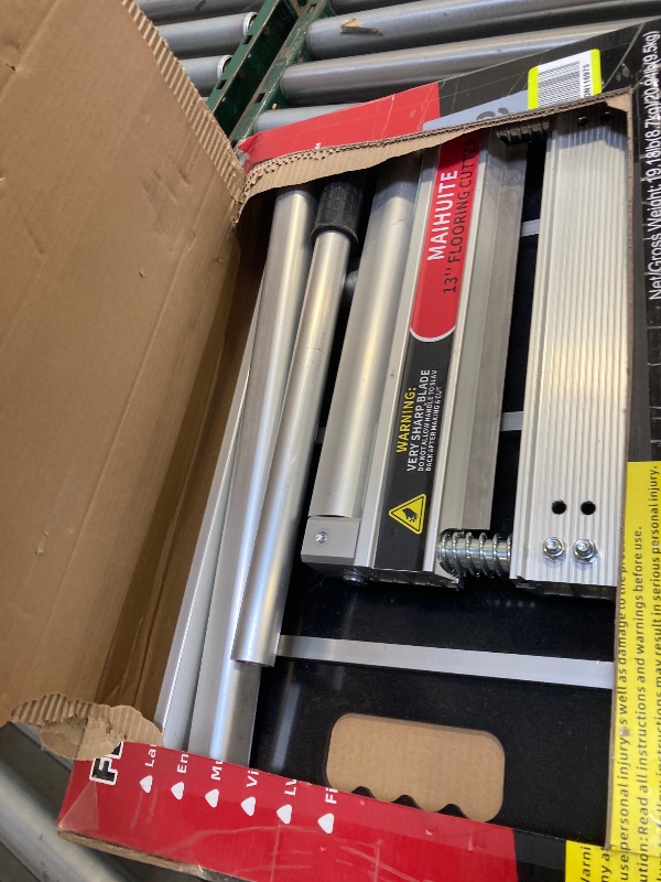 Photo 1 of  13"Heavy Duty Pro Laminate Floor Cutter with Laminate Floor Installation Kit For Laminate, Vinyl Plank, Engineered Hardwood, Siding & More; Cuts up to 17 mm thick 