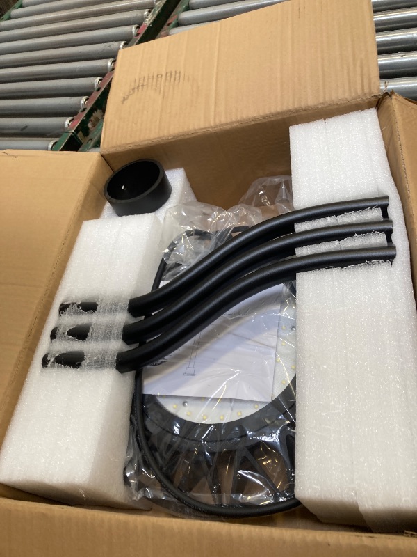 Photo 1 of  Led Post Top Light 60W Circular, DLC/ETL Listed LED Street Area Post Top, Outdoor IP65 Waterproof, Pathway Pole Yard Light Fixture (60W) 